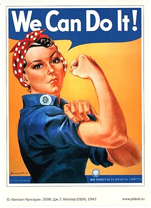 Postcard: We Can Do It!