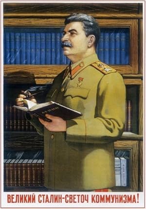 Postcard: Great Stalin - the light of the communism!
