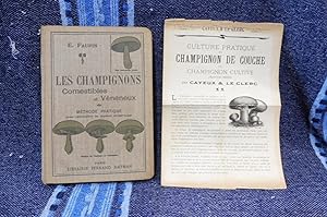 LES CHAMPIGNONS Comestibles Et Vénéneux. Méthode Pratique pour reconnaître les espèces dangereuse...