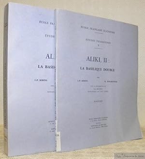 Bild des Verkufers fr Aliki, II: La Basilique double. Avec la collaboration de Luc Buchet. 2 Volumes: Texte et Planches. Ecole Franaise d'Athnes, Etudes Thasiennes X. zum Verkauf von Bouquinerie du Varis