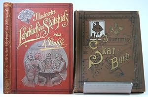 Seller image for Illustrirtes Lehrbuch des Skatspiels / Illustrirtes Skat-Buch - 2 Bcher for sale by Antiquariat Hardner