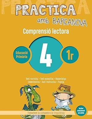 Bild des Verkufers fr COMPRENSI LECTORA 4-1R.PRIMARIA. PRACTICA AMB BARCANOVA 2019 Text narratiu. Text expositiu. Reportatge. Endevinalles. Text instructiu. Poesia zum Verkauf von Imosver