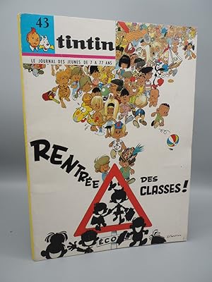 Image du vendeur pour Tintin: Le Journal des Jeunes de 7 a 77 ans. No. 1031-1034. Aout-Septembre, 1968. mis en vente par ROBIN SUMMERS BOOKS LTD