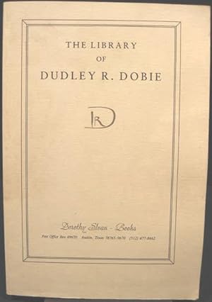 Immagine del venditore per The Library of Dudley R. Dobie, Part 1 J. Frank Dobie Collection venduto da K & B Books