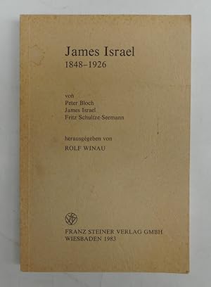 Imagen del vendedor de James Israel 1848-1926. Hgg. v. Rolf Winau. a la venta por Der Buchfreund