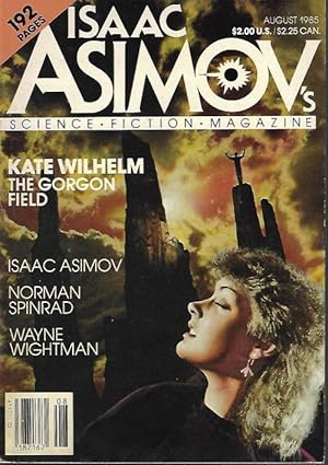 Bild des Verkufers fr Isaac ASIMOV'S Science Fiction: August, Aug. 1985 zum Verkauf von Books from the Crypt