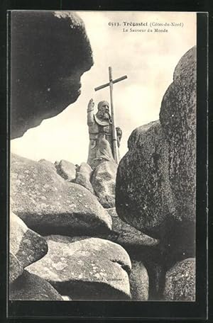 Carte postale Tregastel, Le Sauveur du Monde