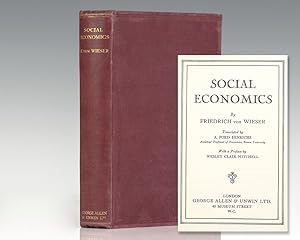 Bild des Verkufers fr Social Economics. Translated by A. Ford Hinrichs. With a Preface by Wesley Clair Mitchell. zum Verkauf von Raptis Rare Books