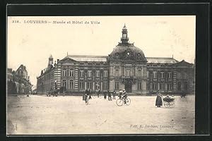 Carte postale Louviers, Musee et Hotel de Ville