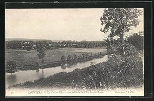 Carte postale Louviers, La Vallee d'Eure, vue prise de la Cote Sainte-Barbe