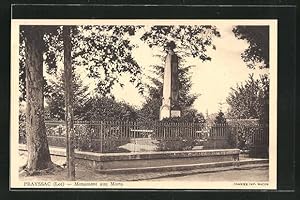 Carte postale Prayssac, Monument aux Morts