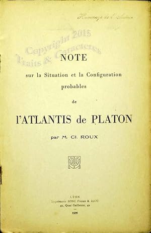 (Atlantide) Note sur la situation et la configuration probable de l'Atlantis de Platon.