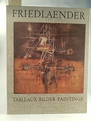 Bild des Verkufers fr Friedlaender. Tableaux - Bilder - Paintings zum Verkauf von ANTIQUARIAT Franke BRUDDENBOOKS