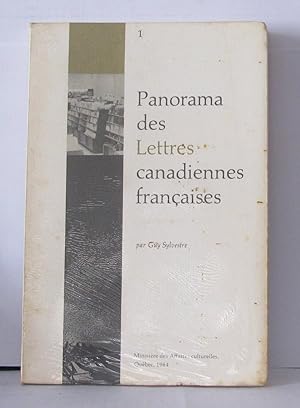 Image du vendeur pour Panorama des lettres canadiennes franaises mis en vente par Librairie Albert-Etienne