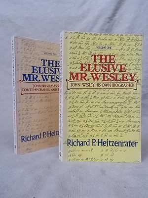 Seller image for THE ELUSIVE MR. WESLEY JOHNWESLEY HIS OWN BIOGRAPHER 2 VOLUMES for sale by Gage Postal Books