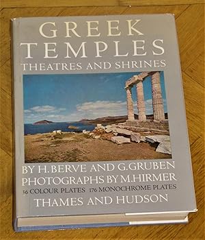 Image du vendeur pour Greek Temples Theatres and Shrines mis en vente par Makovski Books