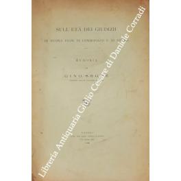 Seller image for Sull'et dei giudizii di buona fede, di commodato e di pegno. Memoria for sale by Libreria Antiquaria Giulio Cesare di Daniele Corradi