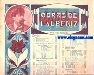 Seller image for Obras de I. Albniz. Piano solo. Suite Espagnole. N 1. Granada (Serenata) for sale by Llibreria Antiquria Els Gnoms