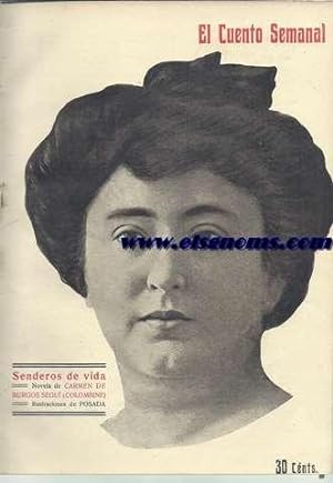 Imagen del vendedor de Senderos de vida. Novela de.Ao II.-17 de Julio 1908. a la venta por Llibreria Antiquria Els Gnoms