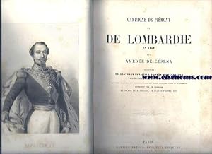 Immagine del venditore per Campagne de Pimont et de Lombardie en 1859.Illustre de gravures sur acier d'aprs Winterhalter graves par Ferdinand Delannoy et Wilmann de types militaires des diffrents corps des armes franaise,sarde et autrichienne dessins par Ch.Vernier.Obra ilustrada con 3 bellos retratos(Napoleon III,Mara Eugenia y Vctor Manuel II).4 mapas plegados y 20 bellas lminas de ciudades y tips militares,estas ltimas coloreadas a mano. venduto da Llibreria Antiquria Els Gnoms