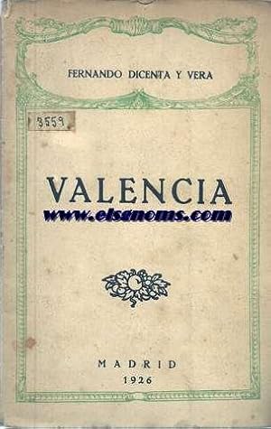 Seller image for Valencia (Poesa). for sale by Llibreria Antiquria Els Gnoms