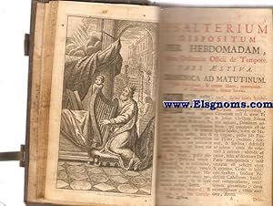 Image du vendeur pour Breviarium Romanum, Ex Decreto Sacrosancti Concilii Tridentini restitutum, S.Pii V.Pont. Max .jussu editum.Pars Aestiva. UNIDO:Proporium Sanctorum Hispanorium, qui generaliter la Hispania celebrantur. mis en vente par Llibreria Antiquria Els Gnoms