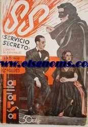 Bild des Verkufers fr S. S. " (Servicio Secreto ). Comedia de espionaje en tres actos, el tercero dividido en dos cuadros. Original. zum Verkauf von Llibreria Antiquria Els Gnoms