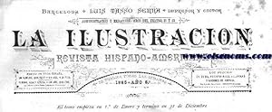 Seller image for La Ilustracin. Revista Hispano-Americana.-25 Octubre 1885.-Ao 6.-Nmero 260.-SUMARIO: Texto: La ciencia actual, por D. Federico Cajal.-Acrbatas y gimnastas, por D. A. Garca Llans.-La mujer modesta, por D. Emilio Gimn Sterling.-La Exposicin aragonesa de 1885, por D. Federico Cajal.-Variedades.-Nuestros grabados.-Puesta de sol, poesa por D. Antonio Nait.-Viaje por Tnez (continuacin), por R. Cagnat y R. Saladn.-Los hombres de lo porvenir, (continuacin), por Sir Edward Bulwer Lytton.-Anuncios.-Historia de la semana.-GRABADOS: En el corral de la granja.-Caricaturas.-Entre los trigos.-Exposicin aragonesa de 1885.-Episodio de la guerra de frica. Combate del 23 de enero de 1860.-Prticos laterales de la mezquita de Kairun. for sale by Llibreria Antiquria Els Gnoms