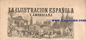 Seller image for La Ilustracin Espaola y Americana.Ao XXI.Madrid, 30 de Octubre de 1877.-SUMARIO:Crnica general, por D. Jos Fernndez Bremon.-Nuestros grabados, por D. Eusebio Martnez de Velasco.Exposicin universal de 1878, por D.A.Fernndez de los Ros.-Carta del teatro de la guerra, por Pellicer.-Crnica de la guerra de Oriente (art.XVII), por D. Enrique Dupuy de Lme.-La Casita de Arriba (idilio del Escorial)), por D. Ricardo Seplveda.-A la memoria del Excmo.Sr.D.Francisco Flores Arenas, poesa, por D. Emilio Ferrer y Arstegui.-Del origen y prcticas de la fiesta de Difuntos, por D. Demetrio Duque y Merino.-Anuncios.-GRABADOS:Retrato de Osmn Pach, muchir del ejrcito ruso, defensor de Plewna.-Retrato del Excmo.Sr.Sixto Riario Sforza, cadernal arzobispo de Npoles;+el 29 de Setiembre ltimo.(De fotografa).-Crnica ilustrada de la guerra de Oriente.Bulgaria:Desfile de heridos rusos despues de la ltima batalla de Plewna, por el camino de Gorny-Student;Tren-sanitario ofrecido al ejrcito ru for sale by Llibreria Antiquria Els Gnoms