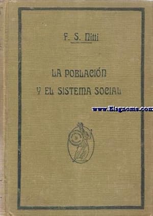 Imagen del vendedor de La poblacin y el sistema social. a la venta por Llibreria Antiquria Els Gnoms