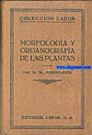 Imagen del vendedor de Morfologa y organografa de las plantas. a la venta por Llibreria Antiquria Els Gnoms