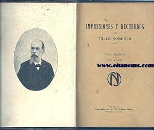 Bild des Verkufers fr Impresiones y recuerdos. Tomo primero (de 4) 1836  1850. zum Verkauf von Llibreria Antiquria Els Gnoms