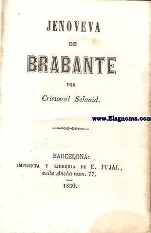 Image du vendeur pour Jenoveva de Brabante. mis en vente par Llibreria Antiquria Els Gnoms