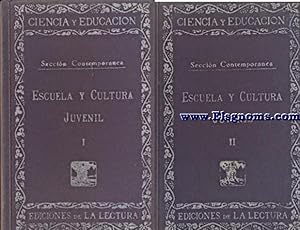 Imagen del vendedor de Escuela y cultura juvenil. a la venta por Llibreria Antiquria Els Gnoms