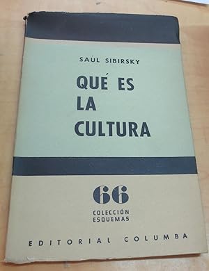 Imagen del vendedor de Qu es la cultura a la venta por Outlet Ex Libris