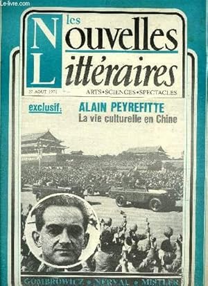 Seller image for Les nouvelles littraires n 2292 - Situation culturelle de la Chine par Alain Peyrefitte, Mort et rsurrection d'un voyant : Witold Gombrowicz par Stanislas Kocik, Les nouveaux venus : Pierre Rouanet par Daniel Oster, Littrature trangre : la place for sale by Le-Livre