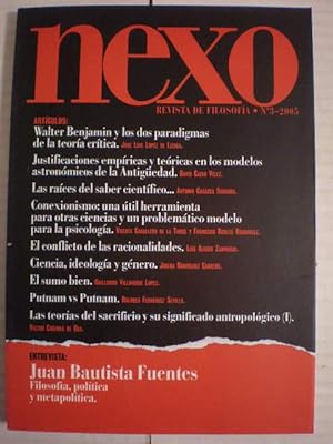 Imagen del vendedor de Nexo. Revista de Filosofa N 3 - 2005 a la venta por Librera Antonio Azorn