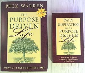 Bild des Verkufers fr 2 Book Set - The Purpose Driven Life & Daily Inspiration for the zum Verkauf von Archives Books inc.