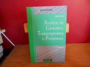 Image du vendeur pour ANALYSE DES GENOMES TRANSCRIPTOMES ET PROTEOMES ; 3E EDITION ; EDITION 2001 mis en vente par La Bouquinerie  Dd