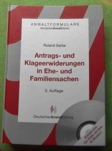 Seller image for Antrags- und Klageerwiderungen in Ehe- und Familiensachen. for sale by Versandantiquariat Sabine Varma