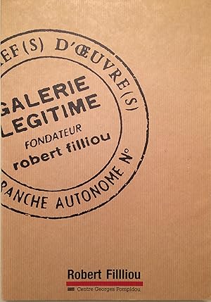 Immagine del venditore per Robert Fillliou venduto da A Balzac A Rodin
