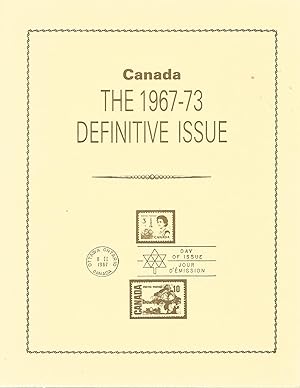 Bild des Verkufers fr Canada: The 1967-73 Definitive Issue, Second Edition zum Verkauf von Cher Bibler