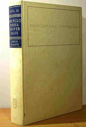 Image du vendeur pour ENCYCLOPAEDIA UNIVERSALIS - VOLUME 10 -LITHIUM-MIGRANT mis en vente par Livres 113