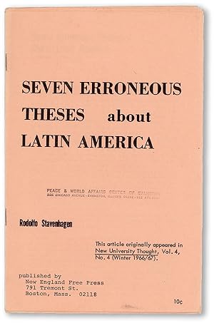 Imagen del vendedor de Seven Erroneous Theses About Latin America a la venta por Lorne Bair Rare Books, ABAA