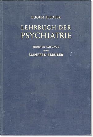 Image du vendeur pour Lehrbuch der Psychiatrie mis en vente par Lorne Bair Rare Books, ABAA