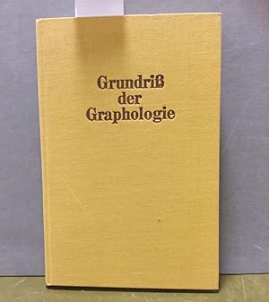 Imagen del vendedor de Grundri der Graphologie. a la venta por Kepler-Buchversand Huong Bach