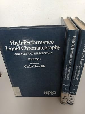 Imagen del vendedor de High-Performance Liquid Chromatography. Advances and Perspectives. Vols 1 - 3. a la venta por Antiquariat Bookfarm