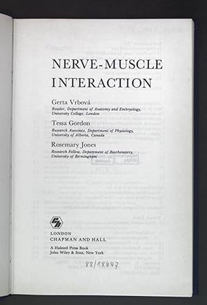 Image du vendeur pour Nerve-Muscle Interaction. mis en vente par books4less (Versandantiquariat Petra Gros GmbH & Co. KG)