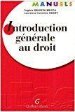 Seller image for Introduction Gnrale Au Droit for sale by RECYCLIVRE