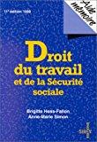 Imagen del vendedor de Droit Du Travail Det De La Scurit Sociale a la venta por RECYCLIVRE